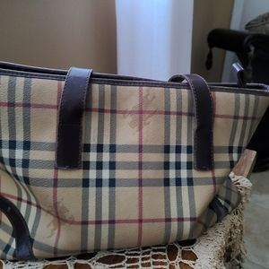 BURBERRY VINTAGE HAYMARKET NOVA TOTE